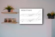 Lade das Bild in den Galerie-Viewer, #10 Whiteprint 737 MAX 8