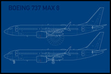 Lade das Bild in den Galerie-Viewer, #10 Blueprint 737 MAX 8